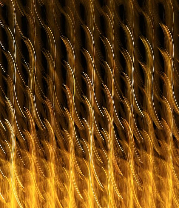 Abstract glowing lines representing balance and coordination